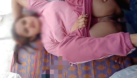 Busty brunette gets her tight pussy pounded hard and hard