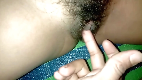 I get my hairy pussy fucked by my favorite friend in pov