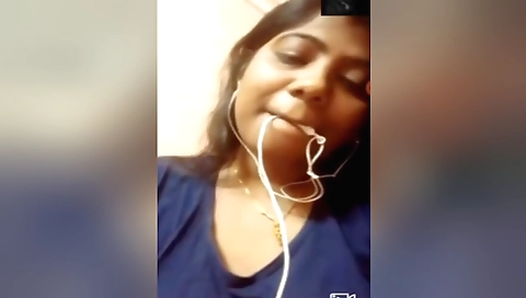 Busty brunette amateur show her boobs on webcam video