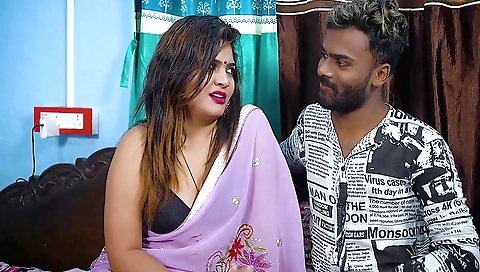 Red-haired stepmom takes a stepson to her home to have some sex