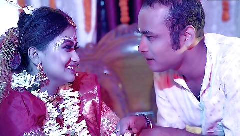 Indian milf 18+ sex on wedding night with her husband