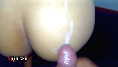 Indian babe gets her pantyhose and panties off in pov