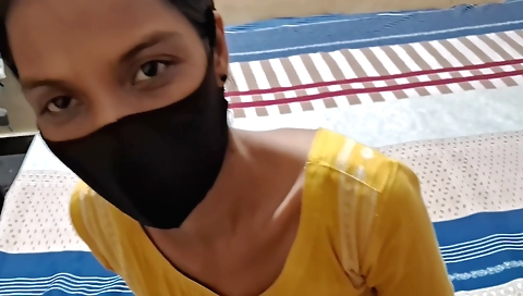 Indian babe fucks me during public video on my own