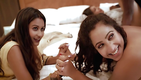 Big boobs brunette milf gets fucked in a group sex scene