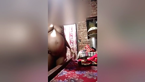 Indian housewife shows her pussy and tits being fucked