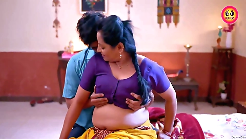 Adhuri aas with a big ass and huge boobs gets fucked in a threesome