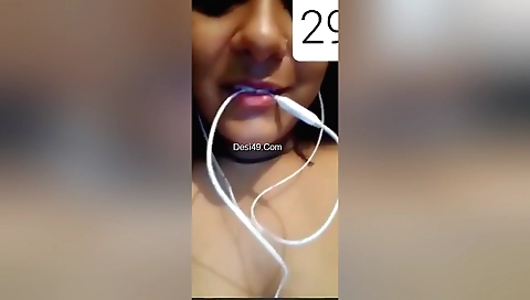 Horny and hairy indian girl shows her pussy and bush