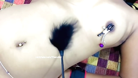 Sexy slut with a sexy pussy gets spanked by her boyfriend