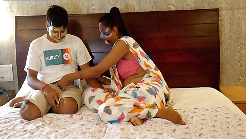 Amateur brunette school teacher gets off on sex in public