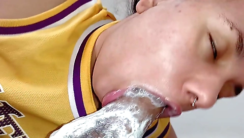 Indian girl gets deepthroated and her ass swallows