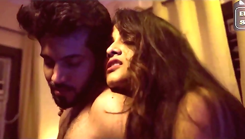 Brunette teen with big boobs and nice face drives her friend