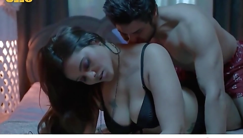 Indian bhabhi lover and her young boyfriend in a horny bedroom