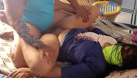 Indian wife fucked and pounded in the bathroom in bed