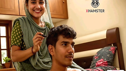 Indian stepsis gets into the romantic with her stepson