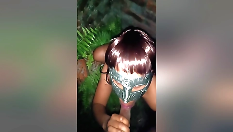 Indian girl is playing with her hair and then showing it