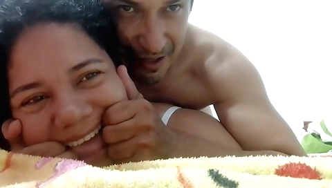 Indian brunette is fucked in her tight ass by her lover