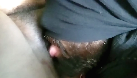 Indian housemaid gets her hairy pussy licked by her boss