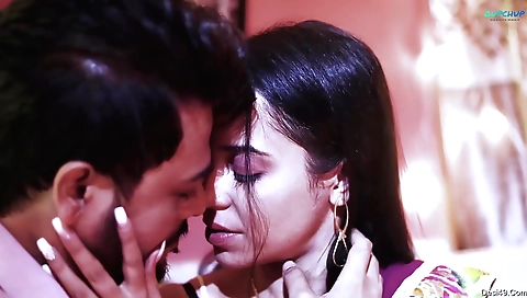 Petite brunette with a hot body shows off her body