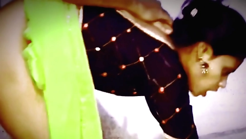 Indian teen stepsister-in-law leaves a room in hindi