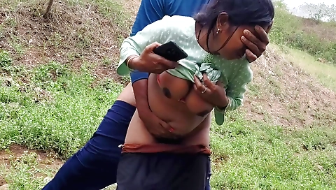 Chubby brunette indian teen girl 18+ outdoor video 18+