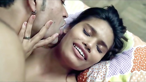 Black stockings and sexy dress gets a sexy dress on