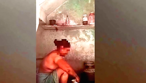 I'm getting naked during hot shower and enjoying massage