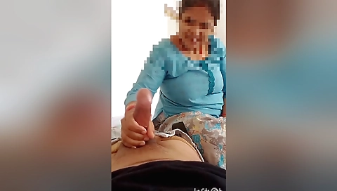 Stepmother in a tight body gets wet and banged hard