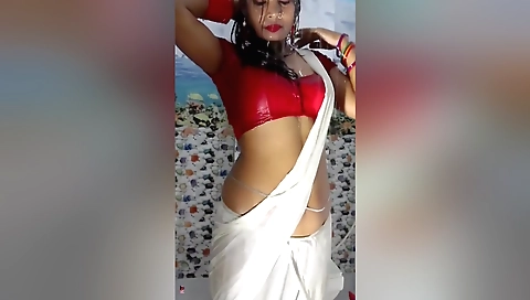 Beautiful indian girl in sexy bikini is doing solo sex