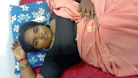 Indian wife fucked her stepsister husband on the bed