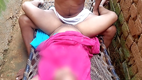 Indian fucking video showing a sexy brunette with big tits