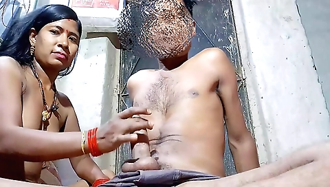 Indian babe is getting her pussy fucked with a big dick