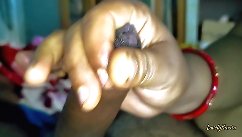 Sexy chick gives a blow job to someone in amateur porn