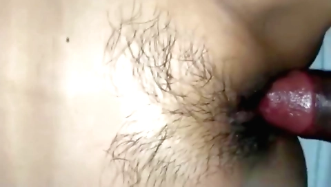 Indian girl in hairy pussy is happy to make the man happy