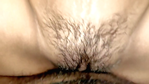 Indian girl in bikini shows hairy pussy in the web video