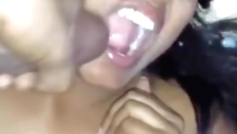 Indian brunette girl fucks on camera and gets facial