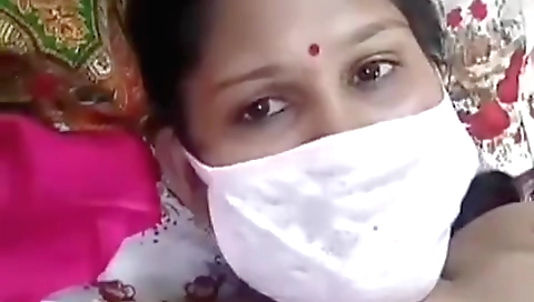 Brunette naked in front of the camera and showing her body