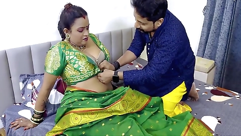 Indian milf takes a massage and a creampie on the day