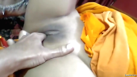 Indian girl fingers her pussy and gets her pussy fucked