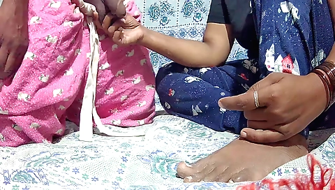 Handsome indian guy fucks his indian wife during handjob