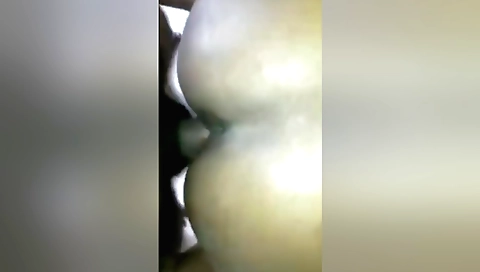 Indian girl giving her lover a hard sex while in an unusual position