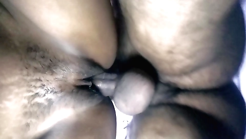 Hairy indian stepsister makes a mess of her bed with a big