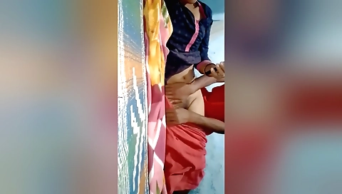 Indian bhabhi sucking cock and getting fucked in ass