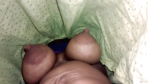 Indian wife in a sexy outfit is making out with a boyfriend