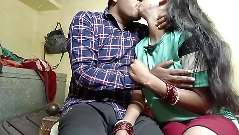 Sexy brunette girl with nice boobs is having a fun