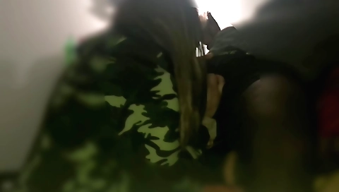 Brunette gets it off with his cock during webcam porn