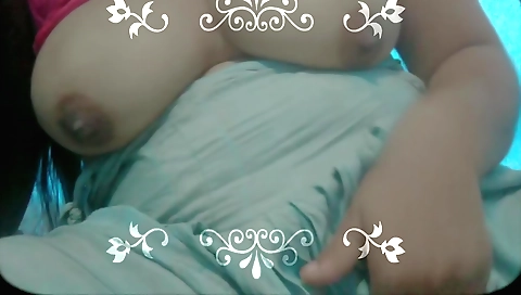 Busty brunette in white blouse naked on webcam video