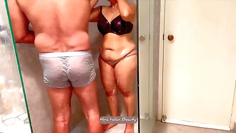 Sexy indian daughter in stepdaughter-in-laws naughty shower