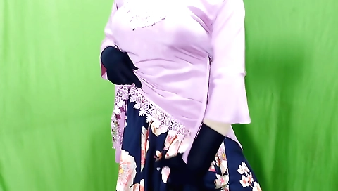 Indian girl in sexy clothes is making all the sounds really nice