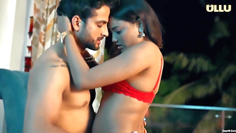 Outdoor amateur brunette is filming with some cameras