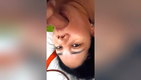 Delicious Blowjob From My Girlfriend Who Loves To Suck